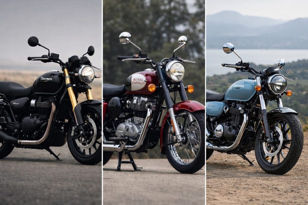 Triumph 350cc India Launch Update: Can It Beat Royal Enfield Classic 350? Triumph 350cc vs Royal Enfield Classic 350 comparison