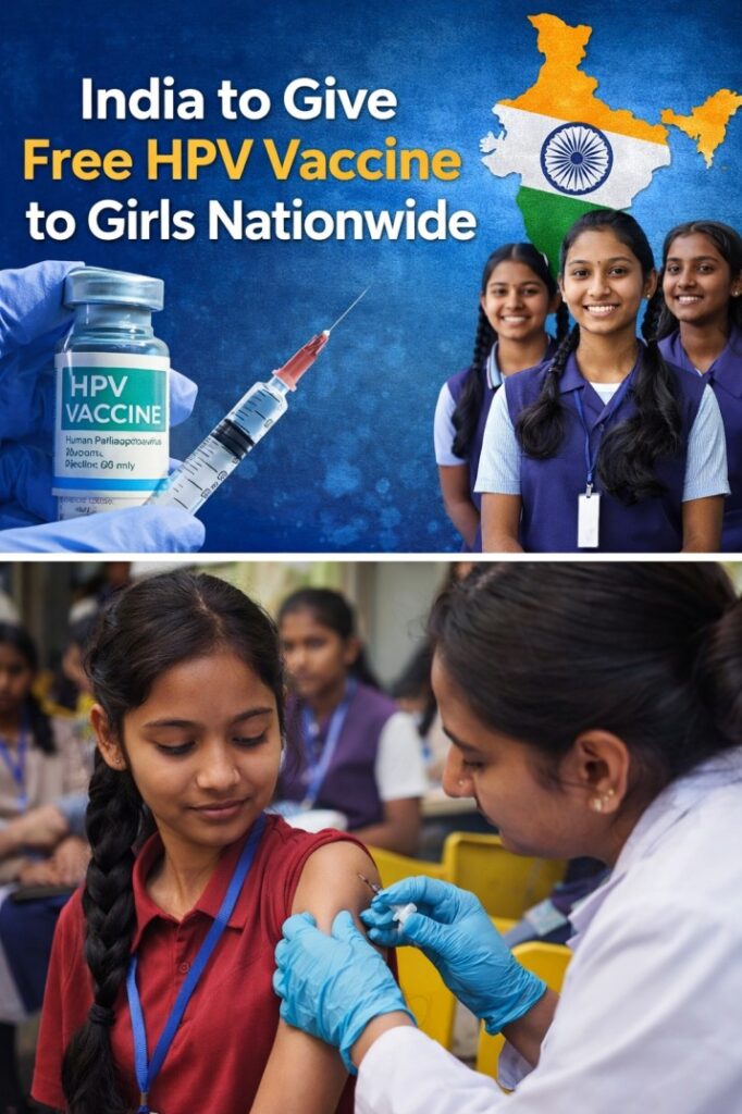 Big Health Move: India to Give Free HPV Vaccine to Girls Nationwide HPV Vaccine