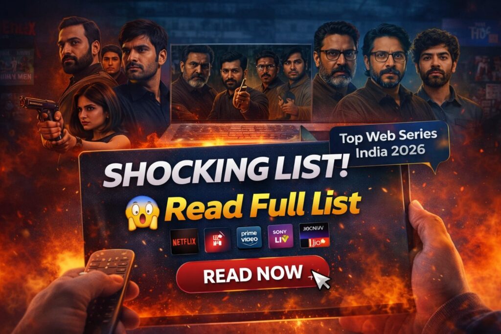 Top Web Series India 2026 full list shocking OTT shows read now CTA image
