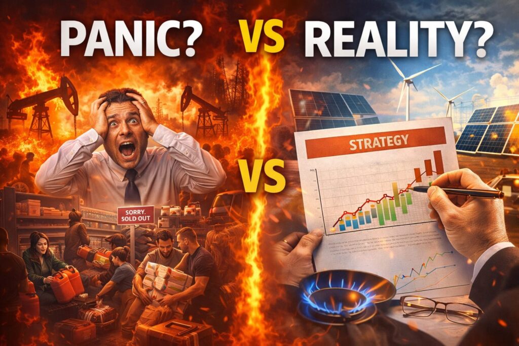👉 Global Energy Crisis 2026 panic vs reality fuel shortage analysis and economic impact
