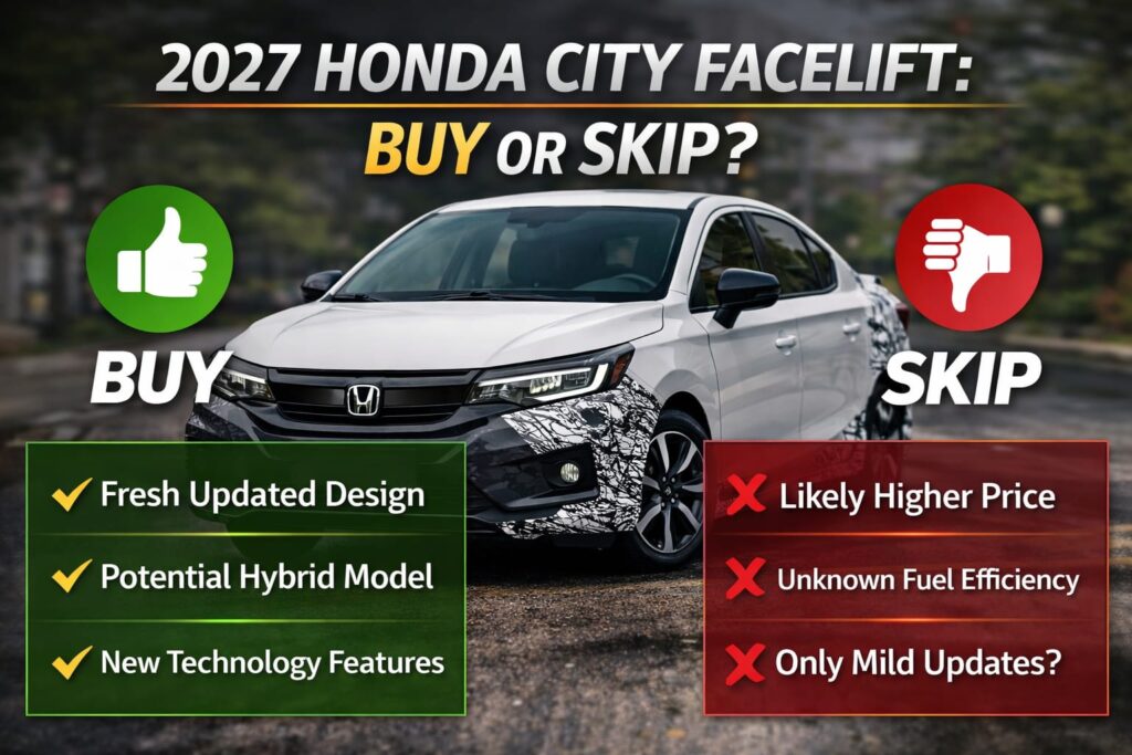 π 2027 Honda City Facelift Spotted! 5 Big Changes That Could Shock Sedan Buyers π 2027 Honda City facelift buy or skip decision comparison features price analysis
