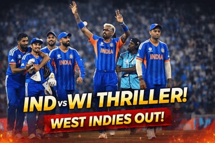 IND vs WI T20 World Cup 2026: India Knock Out West Indies in Super 8 Thriller IND vs WI T20 World Cup 2026