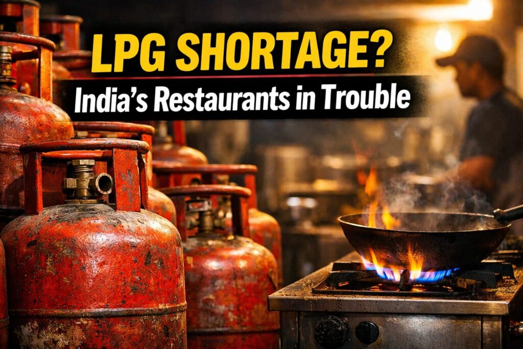 LPG shortage in India affecting restaurants and commercial gas cylinder supply