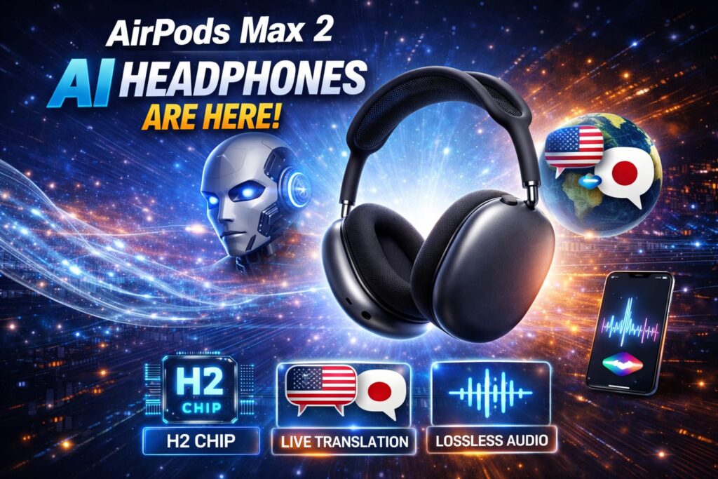 Apple AirPods Max 2 Launch: 5 Shocking Upgrades That Change Everything (Price, AI Features & More) AirPods Max 2 AI headphones with H2 chip live translation lossless audio
