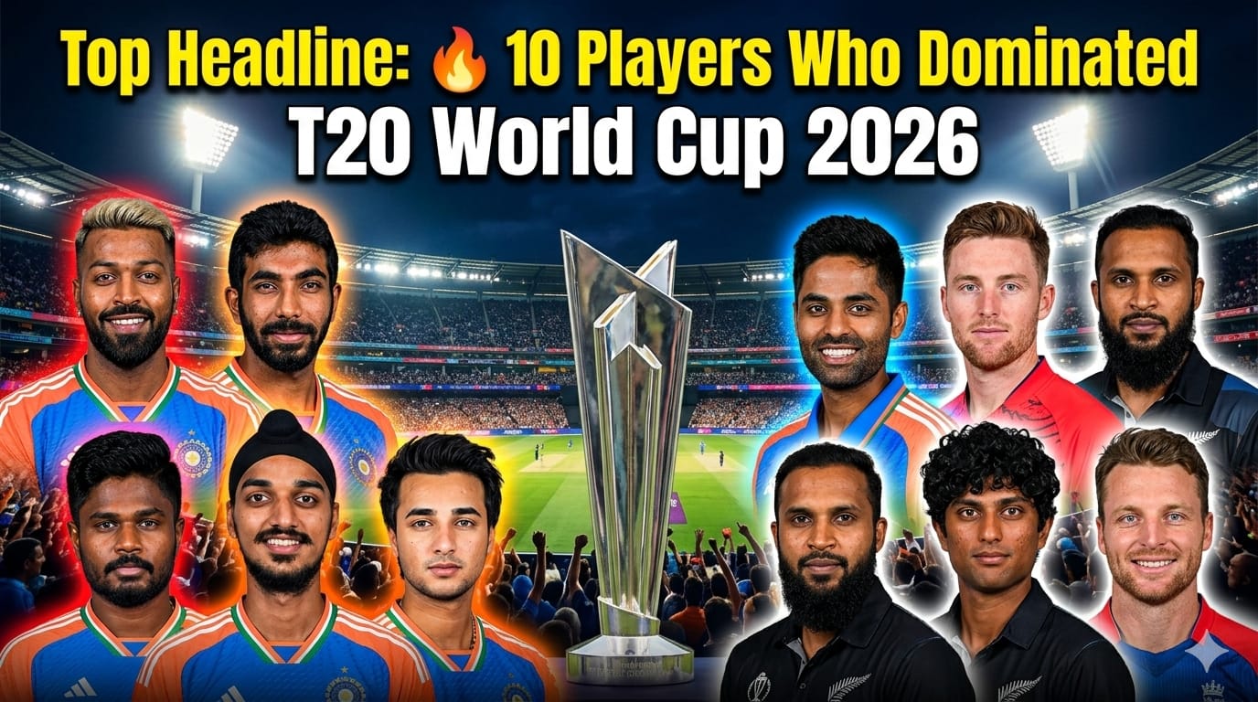 Home Top 10 Players Who Dominated T20 World Cup 2026