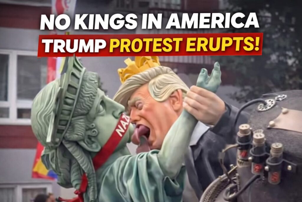 No Kings Protest USA 2026: SHOCKING 8 Million Join Massive Anti-Trump Rallies 😱 No Kings protest USA 2026 Trump statue parody anti Trump protest visual