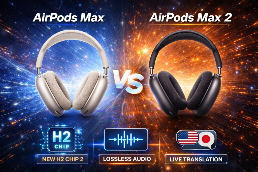 Apple AirPods Max 2 Launch: 5 Shocking Upgrades That Change Everything (Price, AI Features & More) AirPods Max vs AirPods Max 2 comparison H2 chip features upgrade