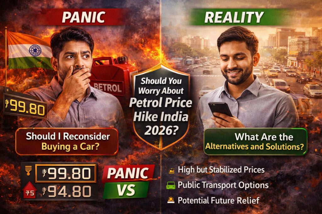 Petrol Price Hike India panic vs reality impact analysis fuel price increase 2026
