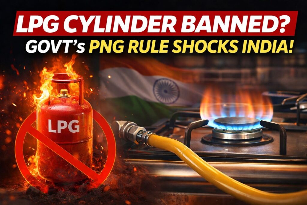 PNG Gas Mandatory India: SHOCKING LPG Ban Rule 2026 Explained PNG gas mandatory India LPG cylinder ban rule 2026 government decision