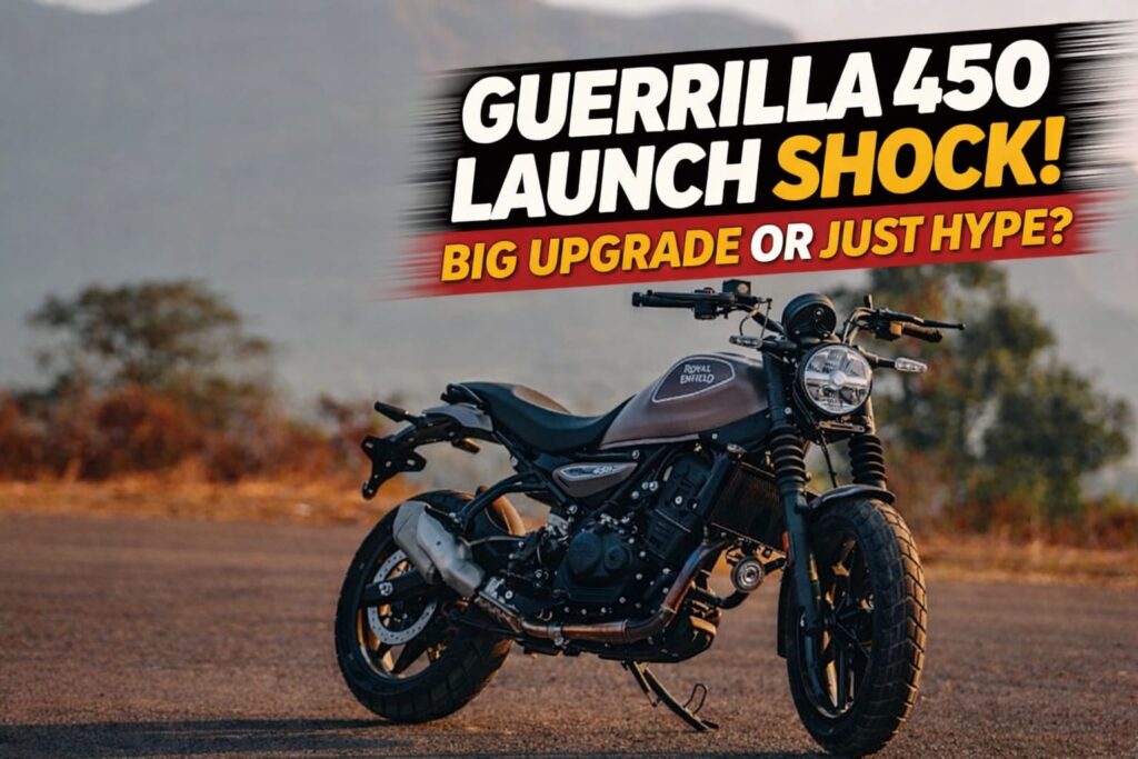 Royal Enfield Guerrilla 450 launch new model bike 2026 teaser image