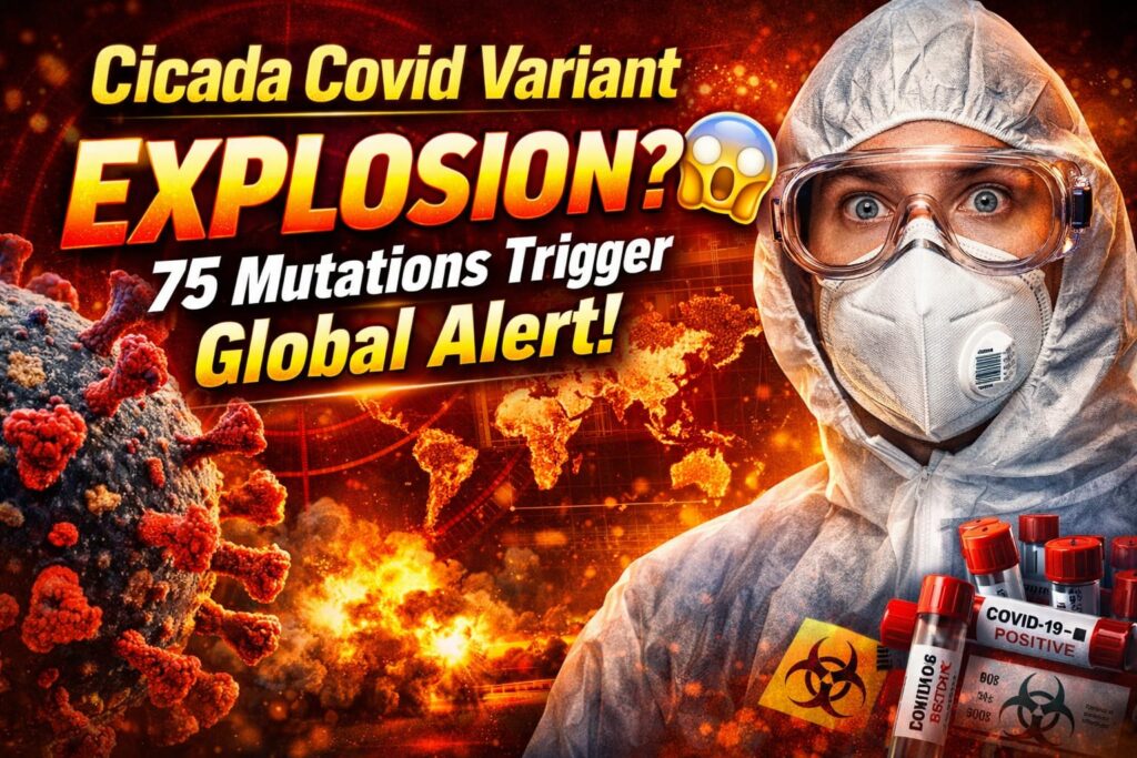 Cicada Covid Variant SHOCK: 75 Mutations Found in 23 Countries – Should You Be Worried? 😱 Cicada Covid variant explosion 75 mutations global alert