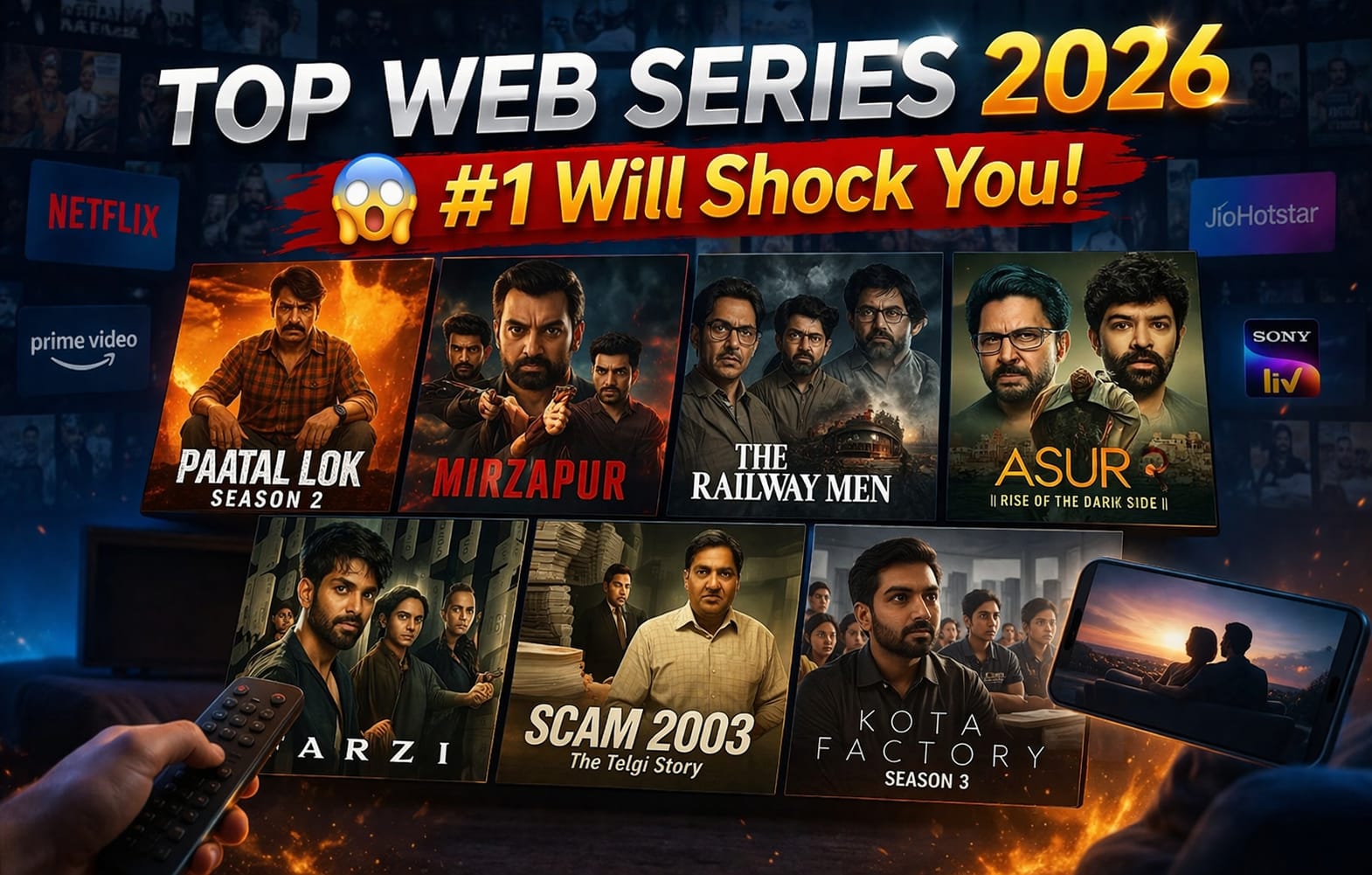 Home 👉 Top Web Series India 2026 😱 Ultimate Must-Watch List — #1 Will Shock You!