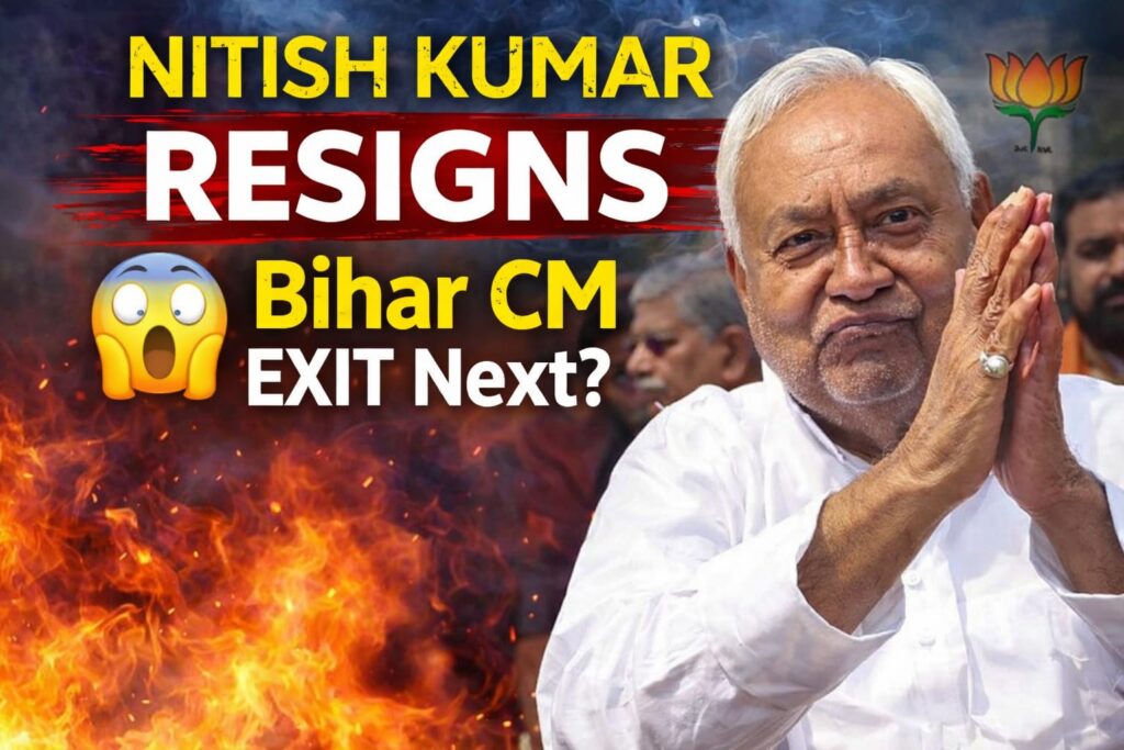 Nitish Kumar resignation news Bihar CM exit speculation after MLC resignation 2026