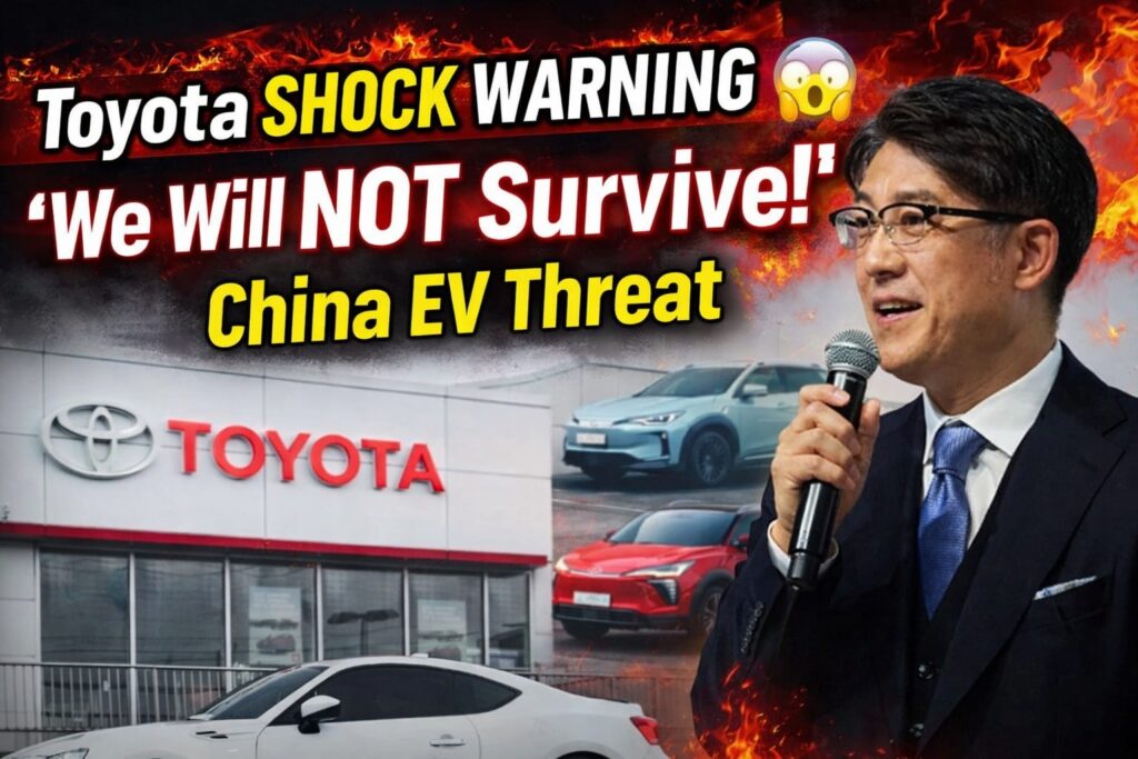 Toyota survival warning as CEO Koji Sato says “we will not survive” amid China EV threat