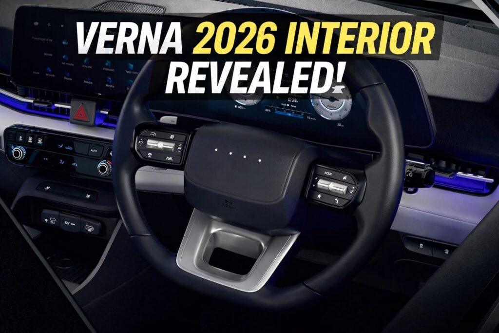 2026 Hyundai Verna Launched in India: Price, Features, Specs & What I Think Buyers Should Know The 2026 Hyundai Verna features a digital driver display and large touchscreen infotainment system.