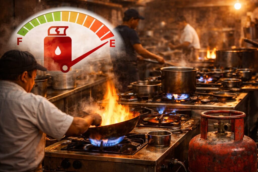 Commercial kitchens depend on LPG cylinders, and supply disruptions could affect restaurant operations across Indian cities.
