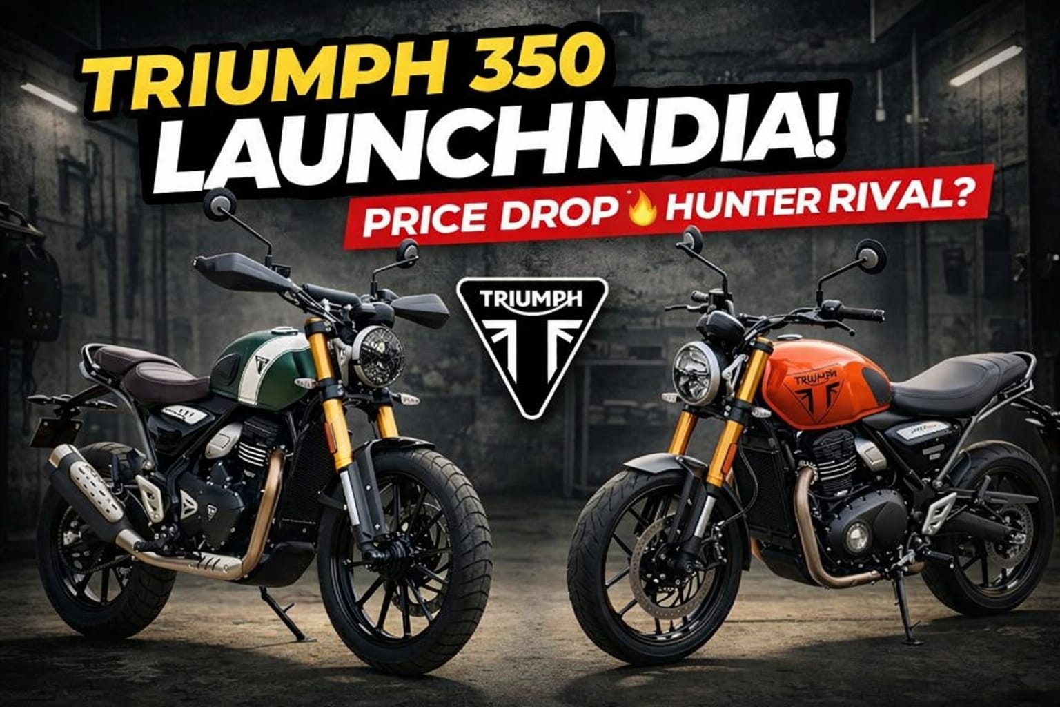 Home 🔥 Triumph 350 Launch Shock: Royal Enfield Hunter Rival Arriving Early April – Price Drop Game Begins?