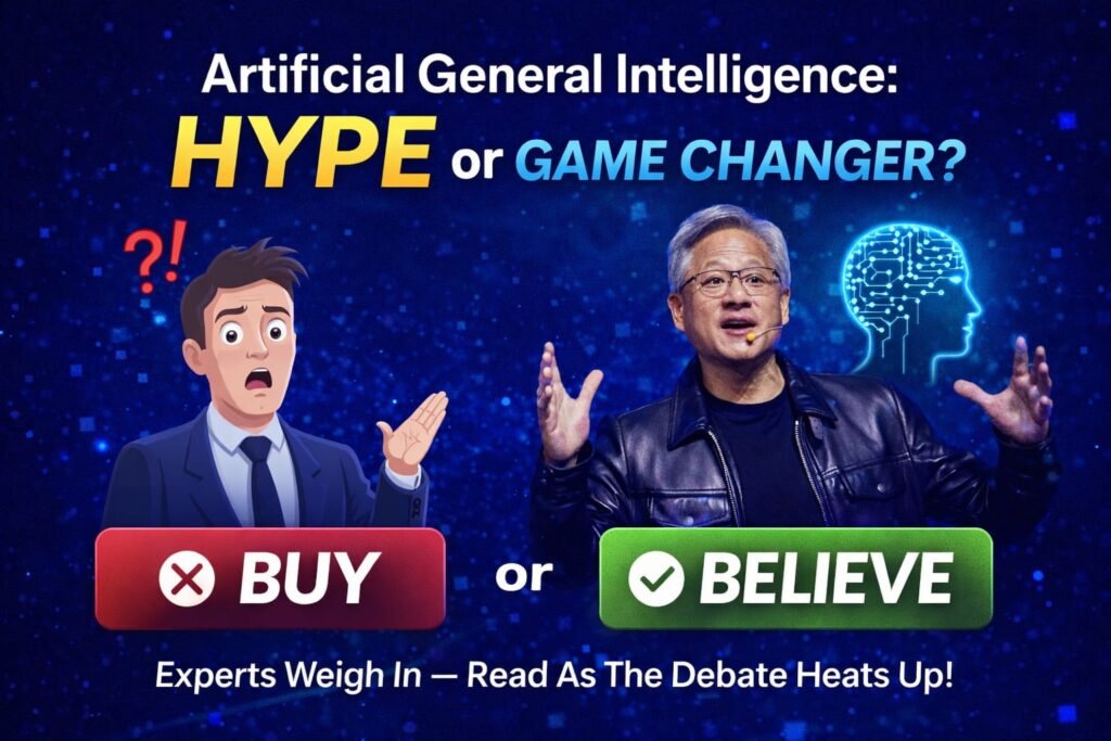 👉 Artificial General Intelligence in 2026? Nvidia CEO’s 3 Big Claims That Change Everything 😳 “Artificial General Intelligence debate hype vs reality Nvidia CEO analysis”