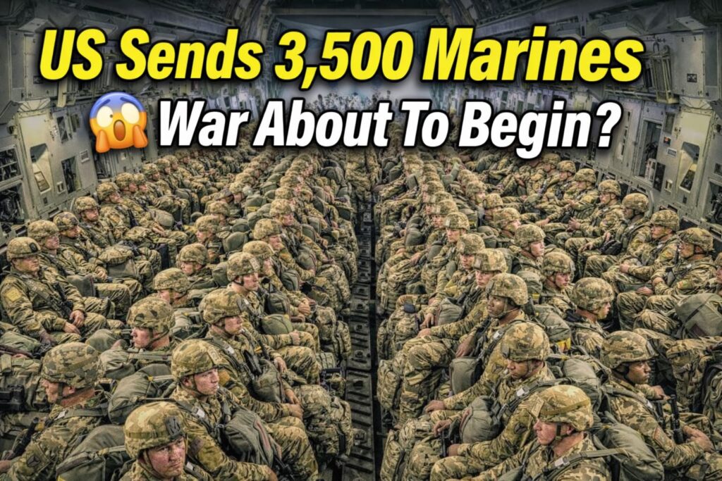 👉 US troops in Middle East 2026 deployment with 3,500 Marines inside military aircraft