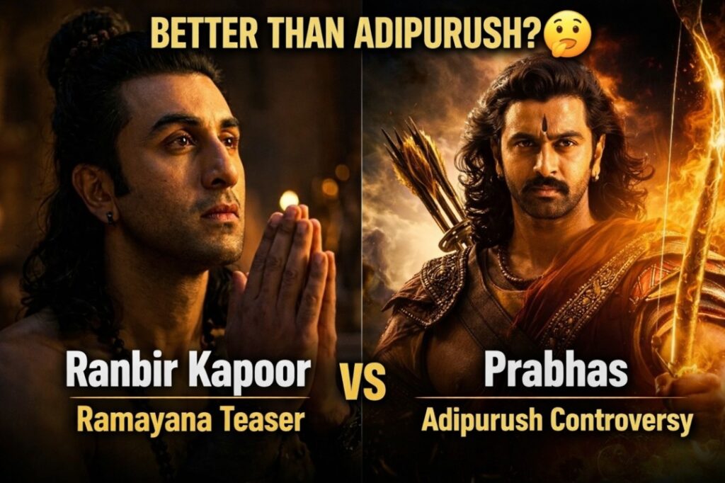 π Ramayana Teaser Ranbir Kapoor: 5 SHOCKING Reactions π± Hit or Disappointing? Ramayana Teaser Ranbir Kapoor vs Adipurush Prabhas comparison image reaction