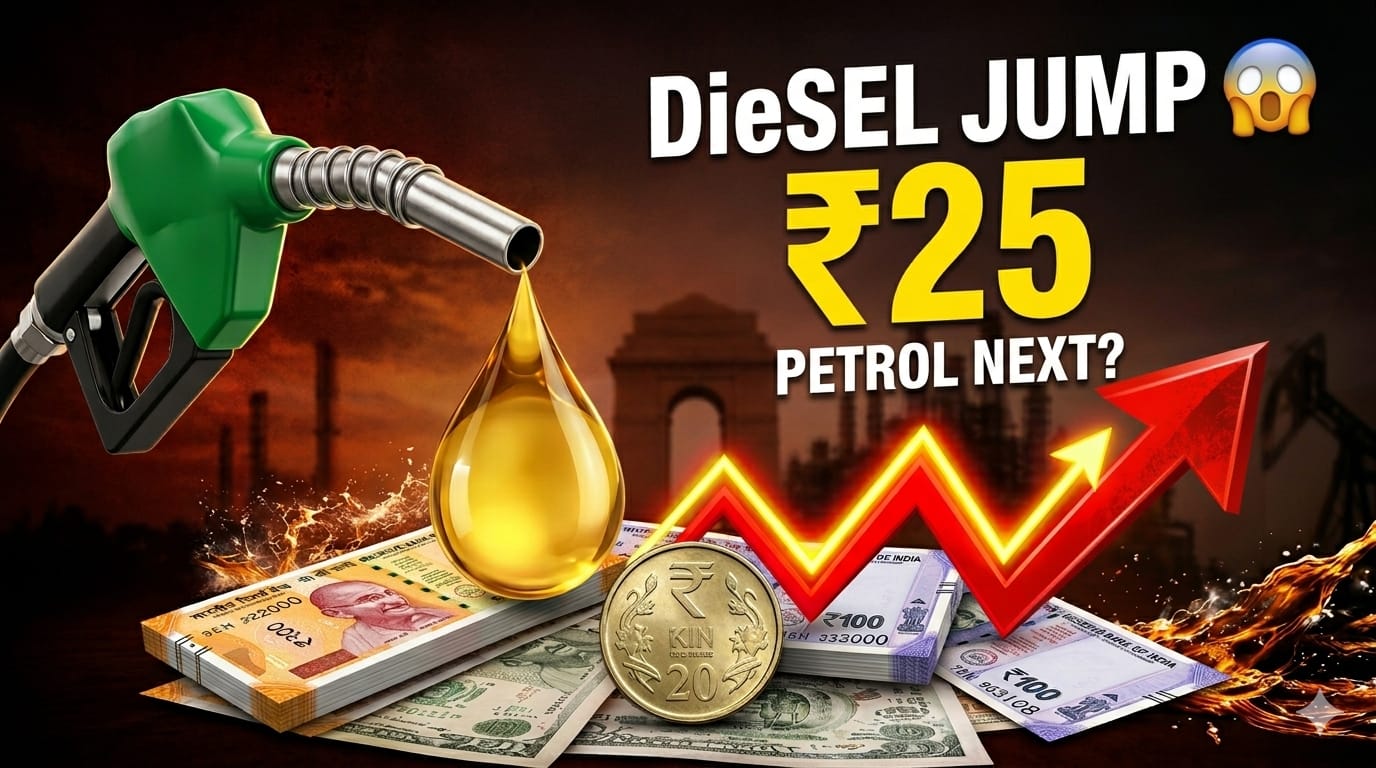 Home Petrol Diesel Price Today April 2: ₹25 Diesel Jump 😱 Fuel Price Shock Explained