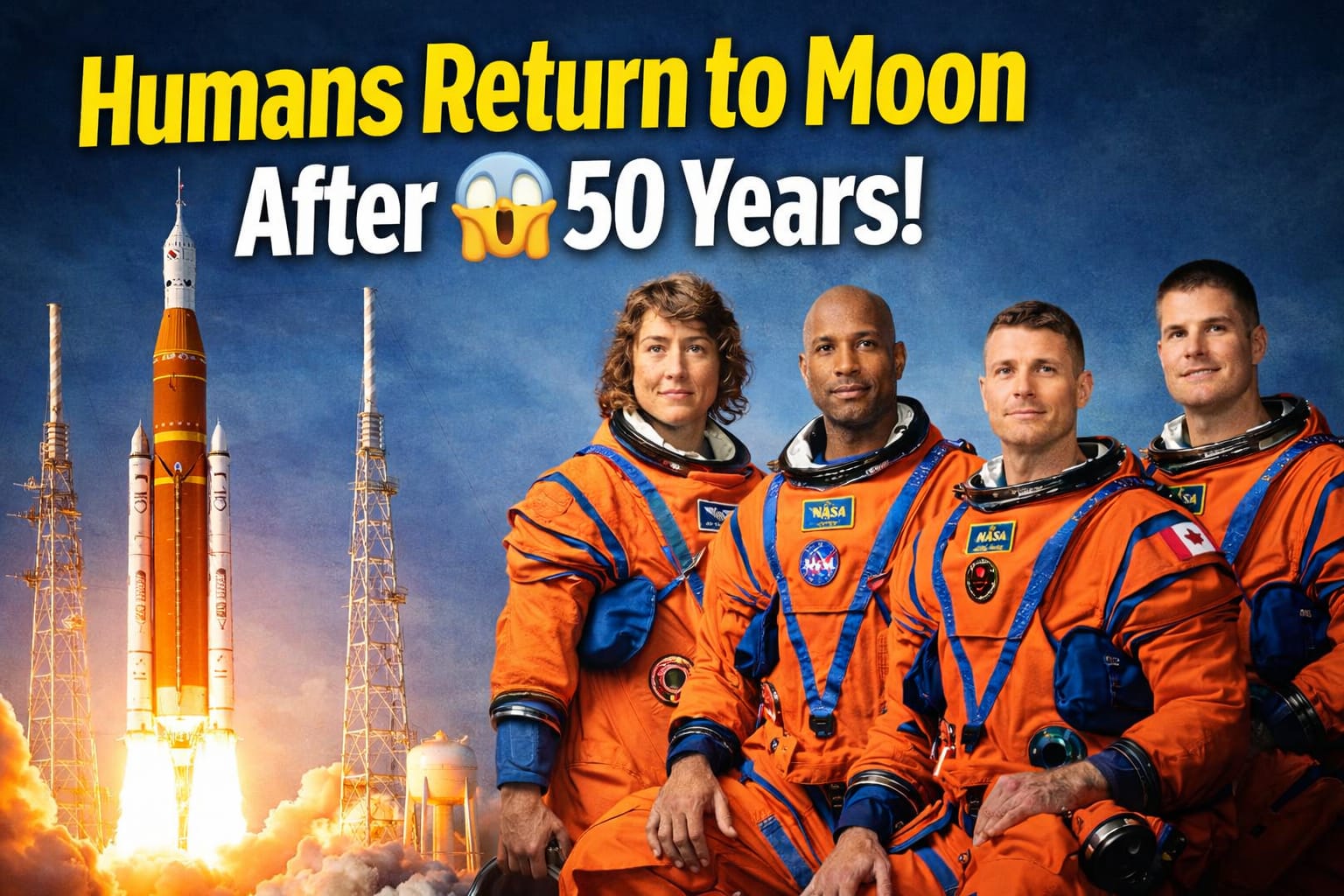 Home 👉 NASA Artemis II Mission SHOCKING Update 😱 Humans Return to Moon After 50 Years