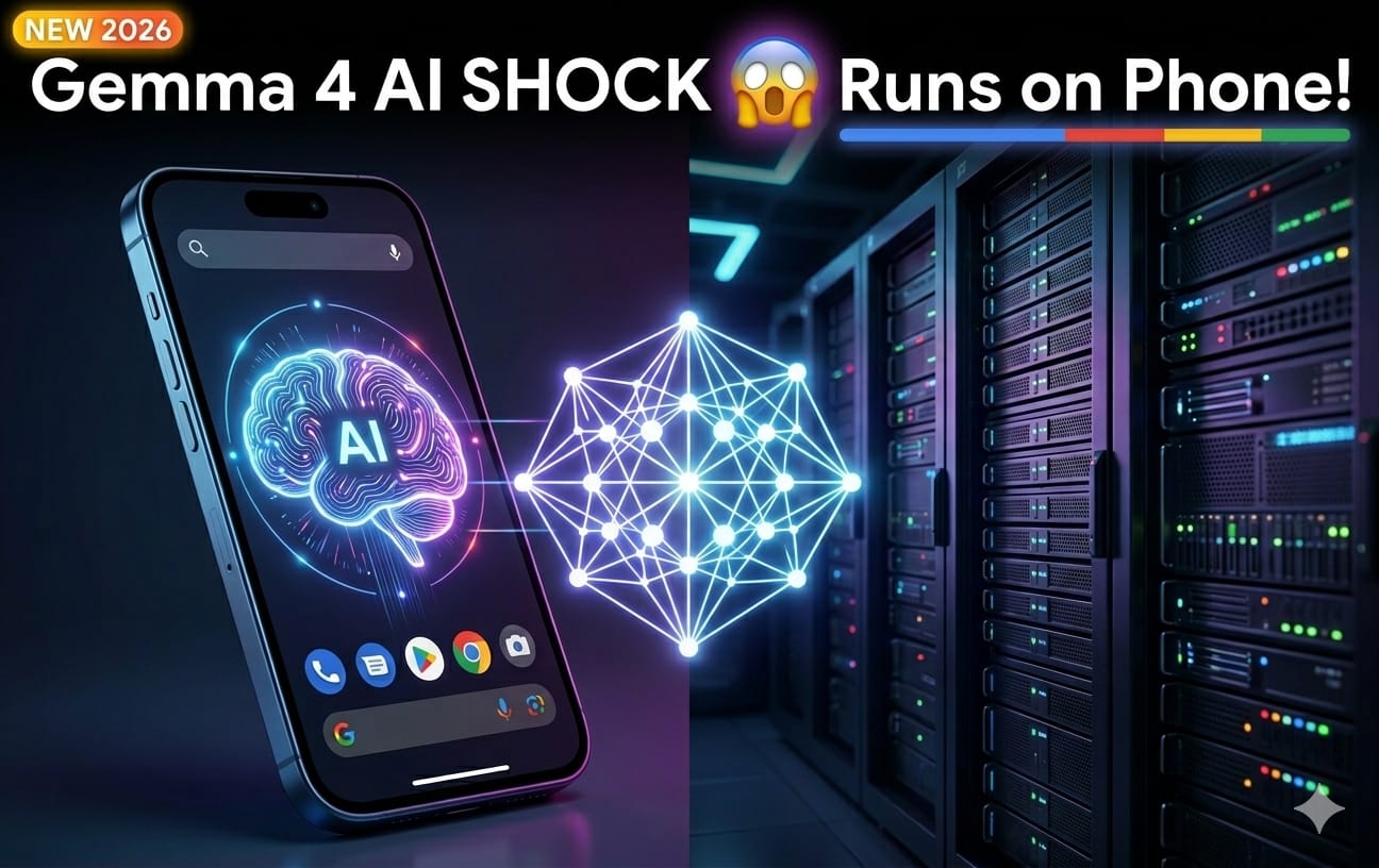Home Gemma 4 AI Model SHOCK 😱 Google Brings Powerful AI to Phones — Big Shift Explained