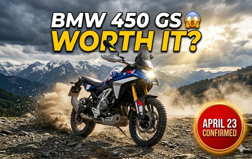 BMW F 450 GS India launch feature image adventure bike April 23 launch off-road scene
