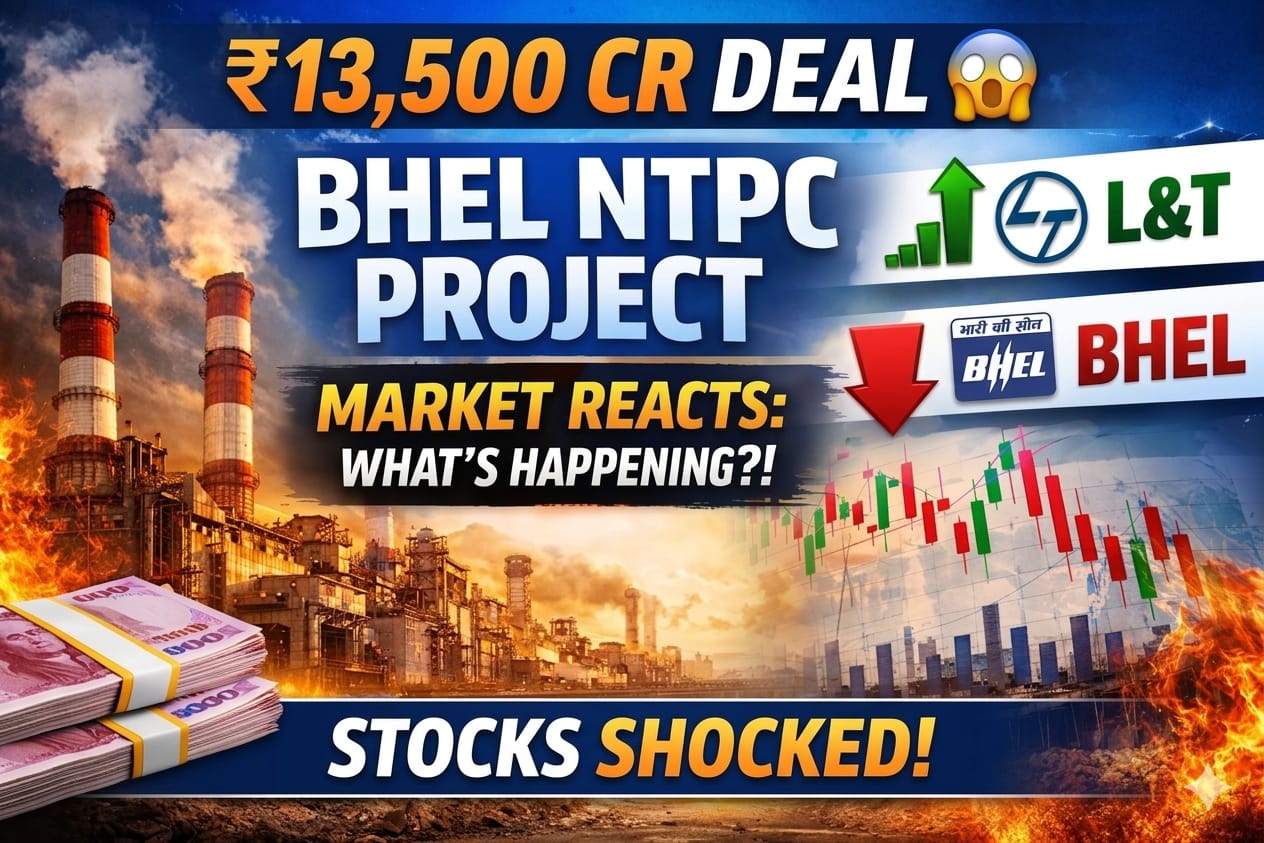 Home BHEL NTPC Project SURPRISE : ₹13,500 Cr Deal Sparks Big Market Reaction