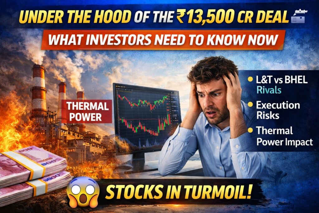 BHEL NTPC project analysis ₹13500 crore deal impact thermal power and stock market reaction