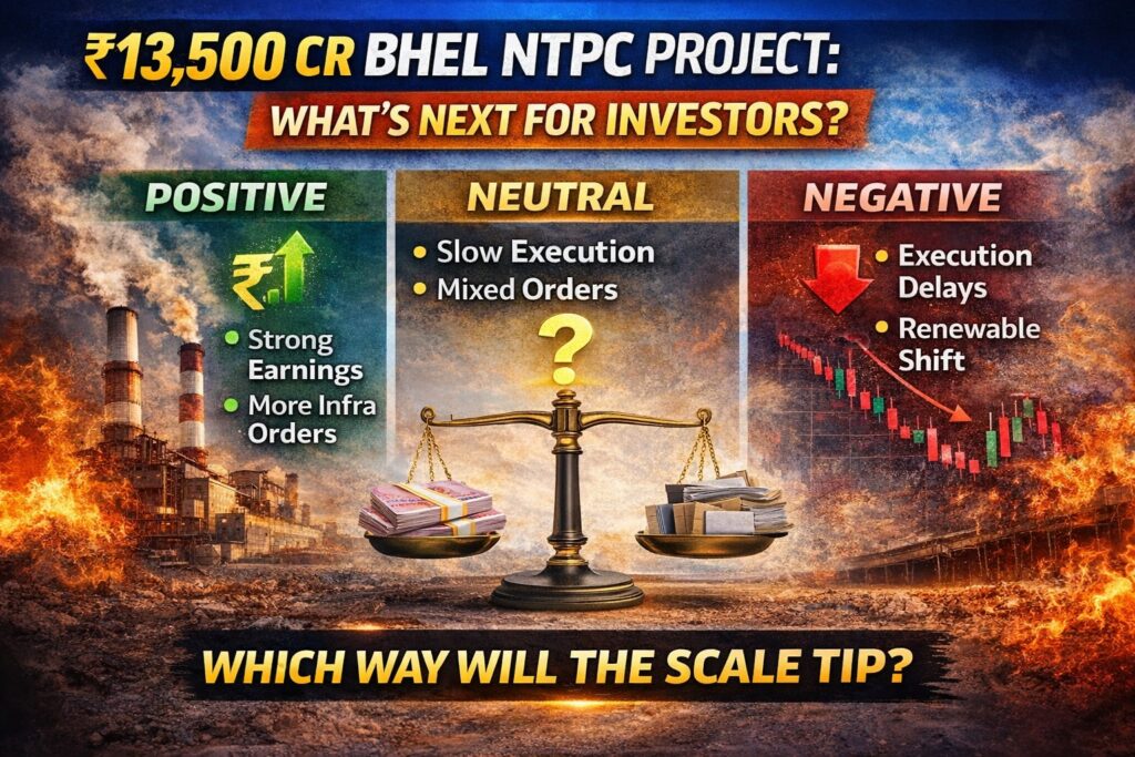 BHEL NTPC project ₹13500 crore deal investor outlook positive negative impact analysis India power sector